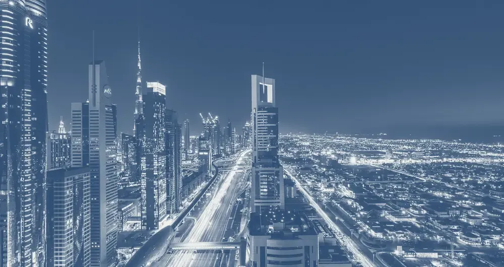 The Dubai skyline