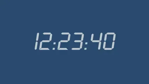 A digital clock