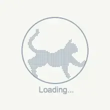 A loading indicator